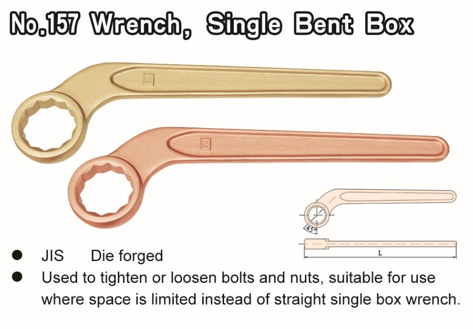 No. 157 Wrench, Single Bent Box XSPARK Brands